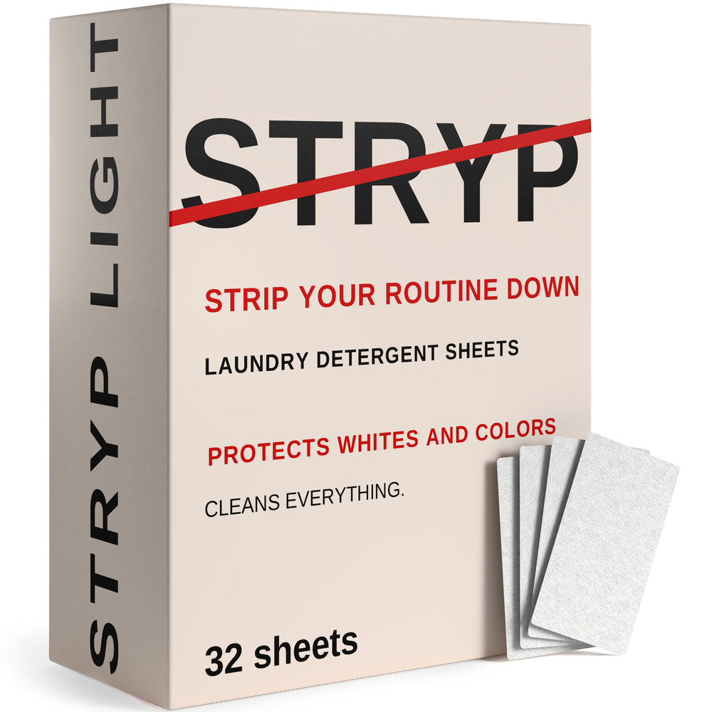 Stryp Light Laundry Detergent Sheets, 32 Loads